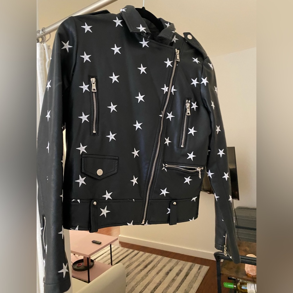 Noize star leather jacket